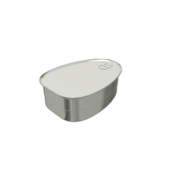 Pear-shaped Aluminium Food Can